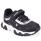 Vicco Dream 346F25K210 Siyah Ortopedik Günlük Kız Çocuk Spor Ayakkabı