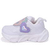 Vicco Lovely 346P25K234 Beyaz Ortopedik Işıklı Kız Çocuk Spor Ayakkabı