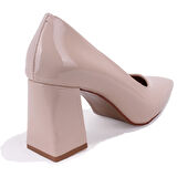 Dagoster DZA07-129615 Ten Rugan Stiletto Topuklu Kadın Ayakkabı