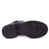 Dagoster DZA07-1004V042 Siyah Günlük Düz Topuk Kadın Bot