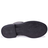 Dagoster DZA07-127582 Siyah Günlük Düz Topuk Kadın Bot