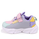 Vicco Lamb 346P25K227 Gümüş Ortopedik  Günlük Kız Çocuk Spor Ayakkabı