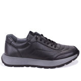 Dagoster DMA08-515 Siyah Ortopedik Günlük Erkek Deri Ayakkabı