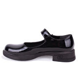 Dagoster DZA07-1004V01 Siyah Rugan Günlük Loafer  Kadın Ayakkabı