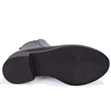 Dagoster DZA07-1062770 Siyah Günlük Düz Topuk Kadın Bot