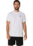2031F026-101 ROAD GRAPHIC SS TEE Beyaz Yuvarlak Yaka Normal Kalıp Baskılı Erkek  T-Shirt