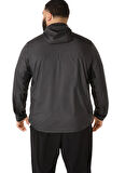 2011D216-001 ASICS CORE JACKET Siyah Fermuarlı Normal Kalıp  Zip Ceket