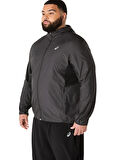 2011D216-001 ASICS CORE JACKET Siyah Fermuarlı Normal Kalıp  Zip Ceket