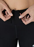 2012D169-001 ASICS CORE TIGHT Siyah Lastikli Bel Dar Kalıp Kadın Tayt