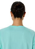2012D170-401 ASICS CORE SS TOP Turkuaz Yuvarlak Yaka Normal Kalıp Kadın T-Shirt