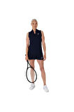 Asics 2042A369 Court Skirt Lacivert Kadın Spor Etek