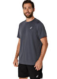 2011D221-020 ASICS CORE SS TOP Gri Yuvarlak Yaka Normal Kalıp Erkek T-Shirt