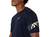Icon Erkek Mavi Koşu T-Shirt 2011D239-400