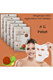 5 Adet Salyangoz Maskesi Aydınlatıcı Hidrasyon Centella Asiatica Özlü Snail Brightening XLM106