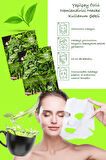 10 Adet Yeşil Çay Özlü Kağıt Yüz Maskesi Green Tea Face Mask 25ML XLM99