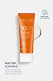 SPF 50 Vücut Güneş Kremi Yağ ve Beyaz Kalıntı Bırakmayan UVA/UVB Koruyucu Nemlendirici Krem (100 ml)