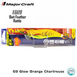 Major Craft Kalamar Zokası EBFO-3.0 #03 Glow Orange Chartreuse