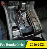 Honda Civic FK7 -FC5 Uyumlu Vites U Çerçeve Tam Kaplama Karbon