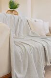 Tabu Home Dokuma Cozy Comfort Gri Koltuk Örtüsü