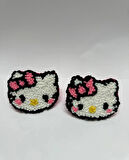 Sevimli Kedicik Hello Kitty Lastik Tokalar 2’li