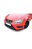Seat Leon Mk3 Fr (2013 - 2016) Uyumlu Maxton Style Ön Lip (plastik)
