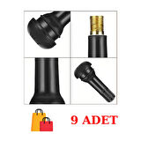 Sibop Oto Lastik Kauçuk Sibop Seti 9 adet Takım +1 Yedek