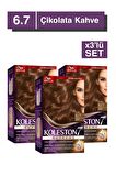 Koleston Supreme Saç Boyası 6/7 Çikolata Kahve x3'lü set