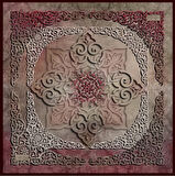 La Boutique Tivil İpek Eşarp 2117 - 02 Kahverengi Karışık Desen