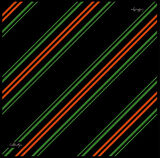 La Boutique Tivil İpek Eşarp 2159 - 04  Siyah Karışık Desen