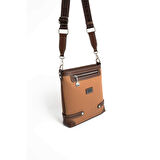 Silver Polo  Kadın Çapraz Çanta 1120-45822 SILVER POLO ÇAPRAZ Kadın ÇANTASI M86 KARAMEL-MAT KAHVE