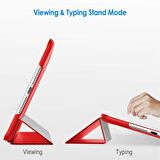 Apple iPad Mini 2019 (5.Nesil) Uyumlu Fuchsia Smart Cover Standlı Katlanabilir Akıllı 1-1 Tablet Kılıfı