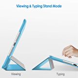 Apple iPad Mini 2019 (5.Nesil) Uyumlu Fuchsia Smart Cover Standlı Katlanabilir Akıllı 1-1 Tablet Kılıfı
