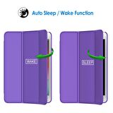 Apple iPad Mini 2019 (5.Nesil) Uyumlu Fuchsia Smart Cover Standlı Katlanabilir Akıllı 1-1 Tablet Kılıfı