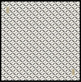 La Boutique Tivil Saf İpek Eşarp 233708 - 49124 Beyaz Karışık Desen