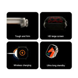 OzmikUltra Watch8 Akıllı Saat Android Ios 1.99 Inç 45mm Yedek Kordon Hediyeli