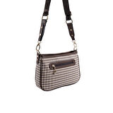 Silver Polo  Kadın Çapraz Çanta 1160-45856 SILVER POLO ÇAPRAZ Kadın ÇANTASI M191 KAHVE SARI-MAT KAHVE