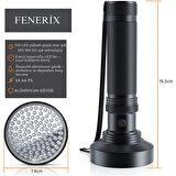 100 LED 395nm Mor Işık Uv El Feneri - Ultraviyole Fener