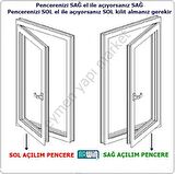 Arwin Sağ Açılım Pencere Kademeli Havalandırma Kolu Pvc Kilidi