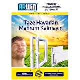 Arwin Sağ Açılım Pencere Kademeli Havalandırma Kolu Pvc Kilidi