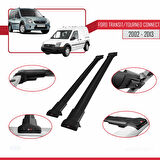 Ford Transit/Tourneo Connect 2002-2013 Arası ile Uyumlu FLY Model Ara Atkı Tavan Barı Siyah 2 Adet