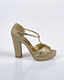 Natty Shoes Altın Kadın Ayakkabı 20119108