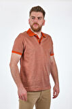 Vakko Polo Yaka Oranj Erkek T-Shirt 8599407