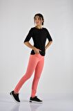 GARNİ DAR PAÇA NORMAL BEL PEMBE BAYAN PANTOLON 16YPNT6158