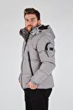 Rugu Gri Erkek Mont P9227