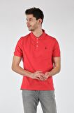 Porto Cervo Polo Yaka Slim Fit Kısa Kollu Kırmızı Erkek T-shırt 221220200