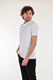 Neyir Polo Yaka Kısa Kollu Beyaz Erkek T-Shirt 221504006