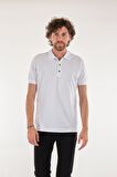 Neyir Polo Yaka Kısa Kollu Beyaz Erkek T-Shirt 221504006