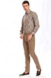 Ecer Regular Fit Bej Erkek Pantolon 06530920