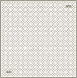 La Boutique Tivil Saf İpek Eşarp 236204 - 49005 Beyaz Karışık Desen