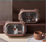 Bölmeli Paslanmaz Çelik Yemek Kutusu